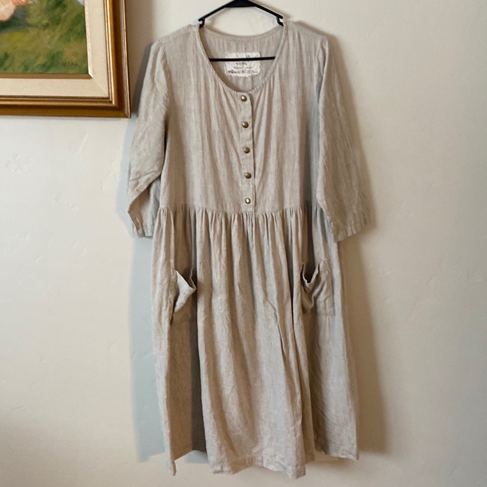 notPERFECTLINEN mama maxi dress